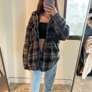 Pacsun fluffy flannel